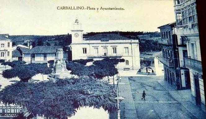 Ampliar: Praza do Concello do Carballiño, 1930
